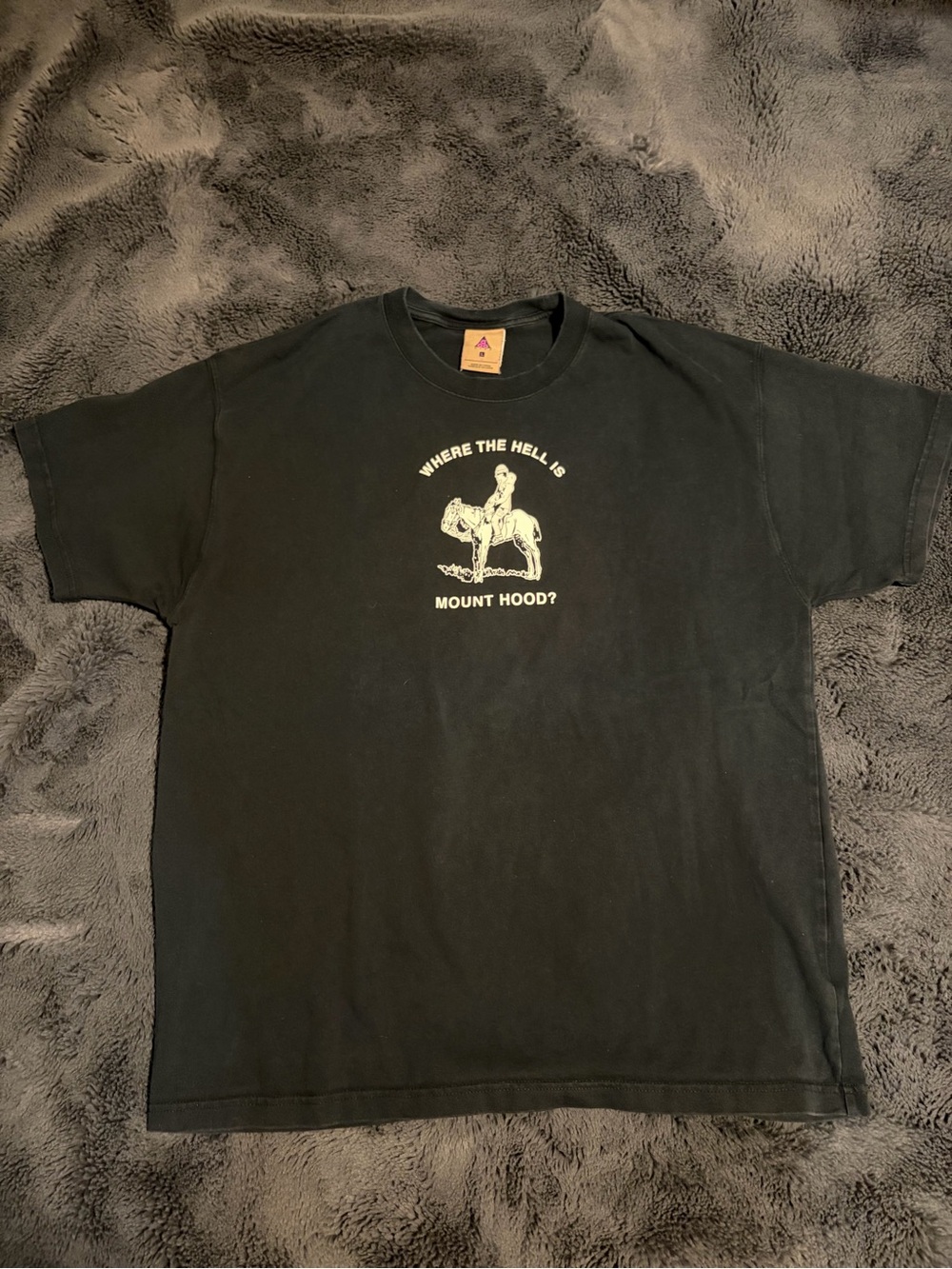 Nike ACG Black Short Sleeve Mount Hood Tee